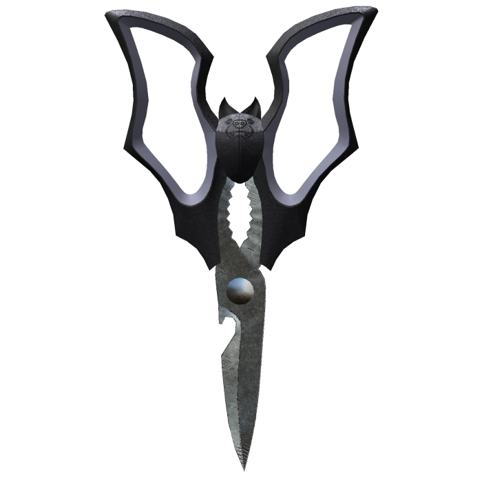 🦇🎃 Bat Ears Scissors Back Weapon Halloween S