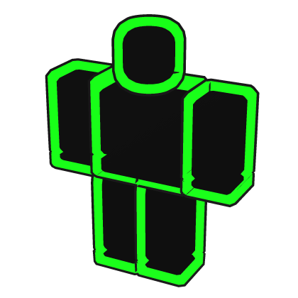 Green Avatar Outline (1.0 Blocky)