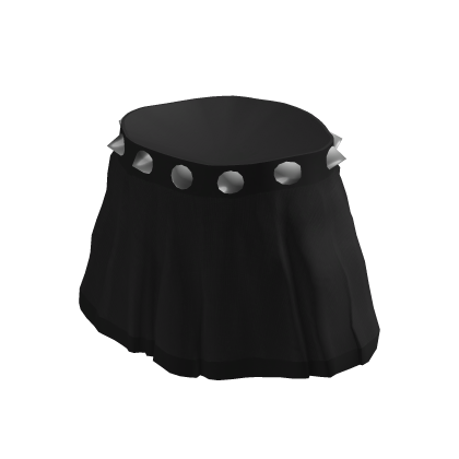 Cute Black Goth Pleated Skirt thumbnail