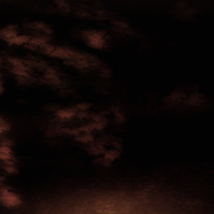Spooky Halloween Forest in Orange