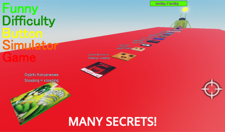 Funny Difficulty Button Simulator Game screenshot 3