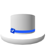 Glowing Banded Tophat of Verified Community