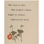 Violets are red violets are blue