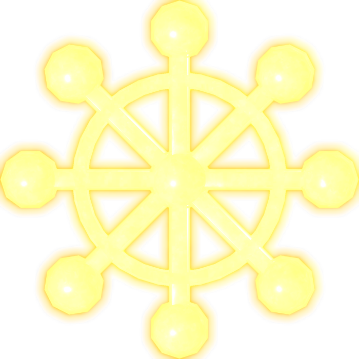 Glowing Mahoraga Wheel