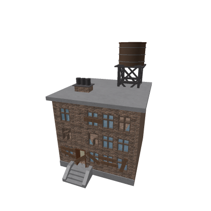 Old Left Behind Apartment Building