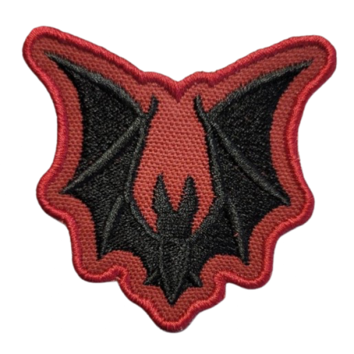 TB PNG Y2K Bat Red Black Patch Vampire Gothic Cute Roblox decal