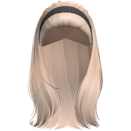 1995 bouffant preppy headband hair (plat blonde)