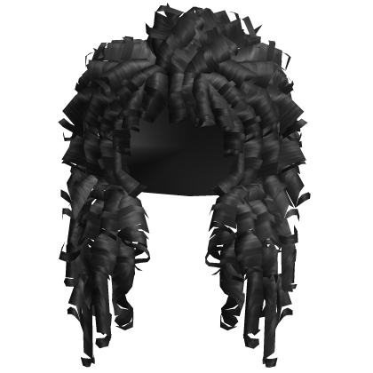 Curly Galore in Black Roblox item