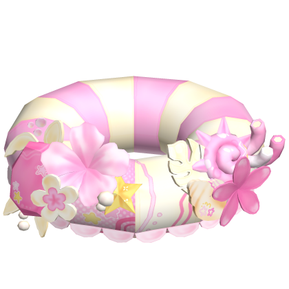 ♡ Summer Tropical Beach Floatie Pink