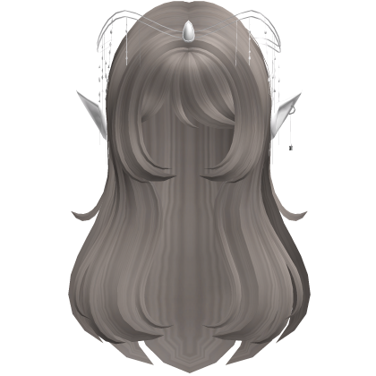 Ash Brown Elf Fantasy Queen Hair Tiara