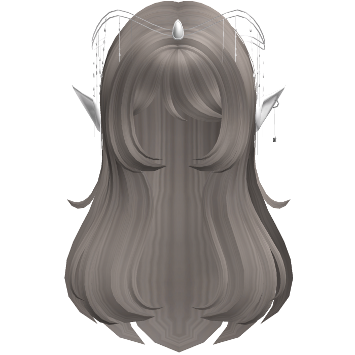 Ash Brown Elf Fantasy Queen Hair Tiara