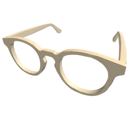 Ivory Round Keyhole Glasses