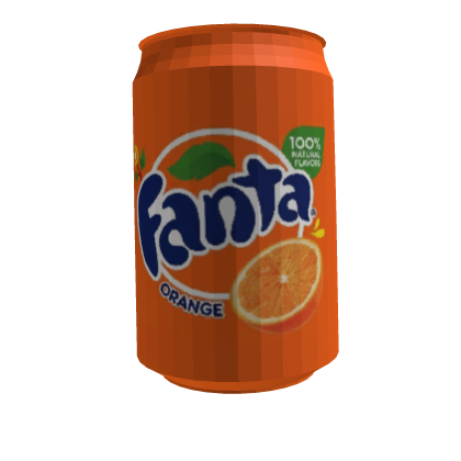 Mouth - Drinking Fanta Orange Can