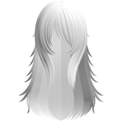 blacklilyhim lilith's layered scene wolfcut; white Roblox item
