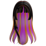 ♡ Halloween Tinsel Long Spider Hair