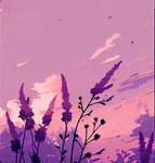 Calm purple