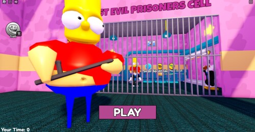 SIMPSONS BARRY'S PRISON RUN! (Obby)
