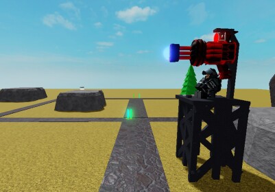 (new op gun) sandbox tower defense