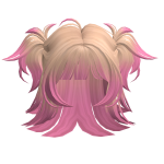 Punk Short Half Up Hair (Blonde to Pink)