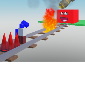 cart ride into a block