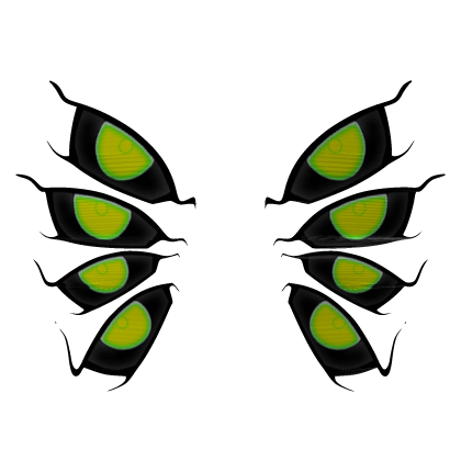 Glowing Spider WidowMaker Eyes Slime Green