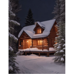 Winter preppy cabin