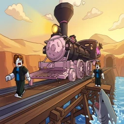 SURVIVE LOVELY PEACHES TRAIN 🚂💀💜 icon