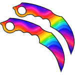 Dual Karambits: Rainbow Waves