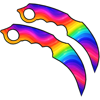 Dual Karambits: Rainbow Waves thumbnail