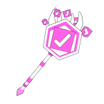 Pink Staff Of Verification