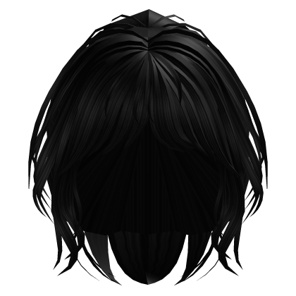 Loose Fancy Ponytail - Black Roblox item