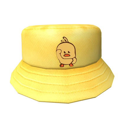 Cute Duck Bucket Hat Roblox Item Rolimon s
