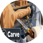 Welcome to Carve Wood! Roblox badge thumbnail