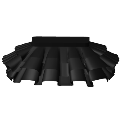 (Black) Cute Ruffled Skirt