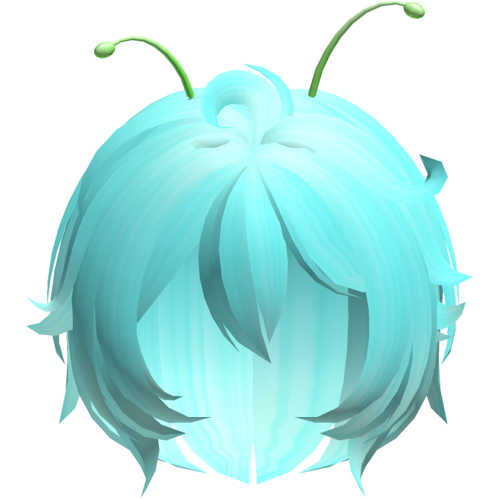 👽 Cute Silly Alien Hair in Blue