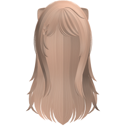 blonde kawaii kitty doll long layered hair