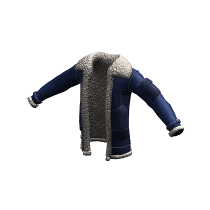 Stylish Faux Jacket | Blue White