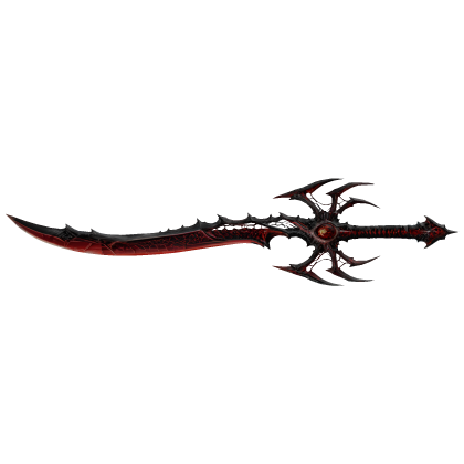 Black Red Spiked Greatsword