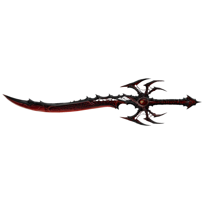 Black Red Spiked Greatsword