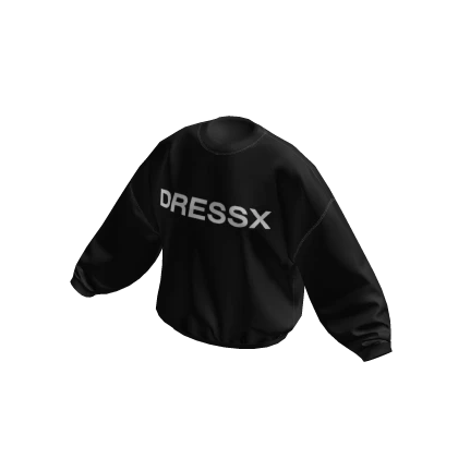 DRESSX Oversized Knitted Black Sweatshirt Roblox Item Rolimon s