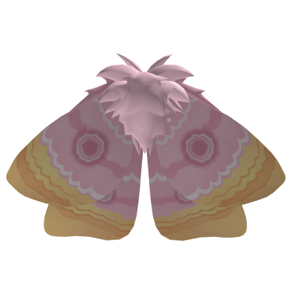Fluffy Pink Moth Wings Roblox item