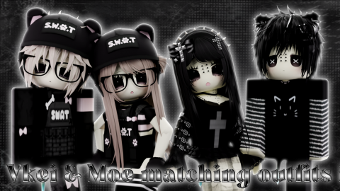 🖤 (1.000+) Vkei & Moe Matching Outfit Ideas 🖤