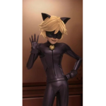 Cat noir oof girls