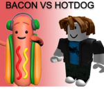 Hotdog vs bacon HAIR!!