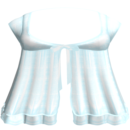 Cute Pastel Blue Top Gothic Doll Dress 