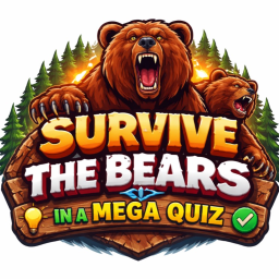 Survive the bears in a mega quiz