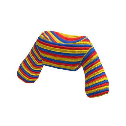 colorful rainbow kidcore sweater thumbnail