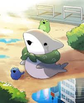 shark and his friend