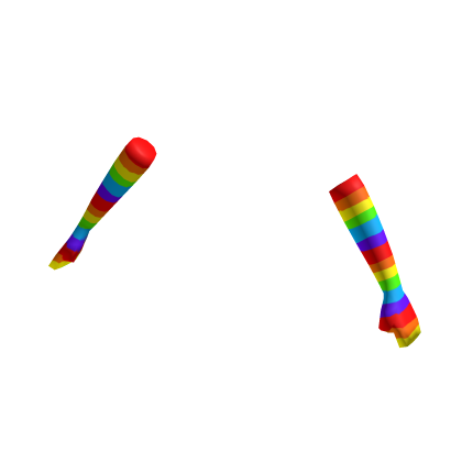 Y2K Rainbow Scene Core Arm Warmers