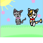 Destiny and her cat